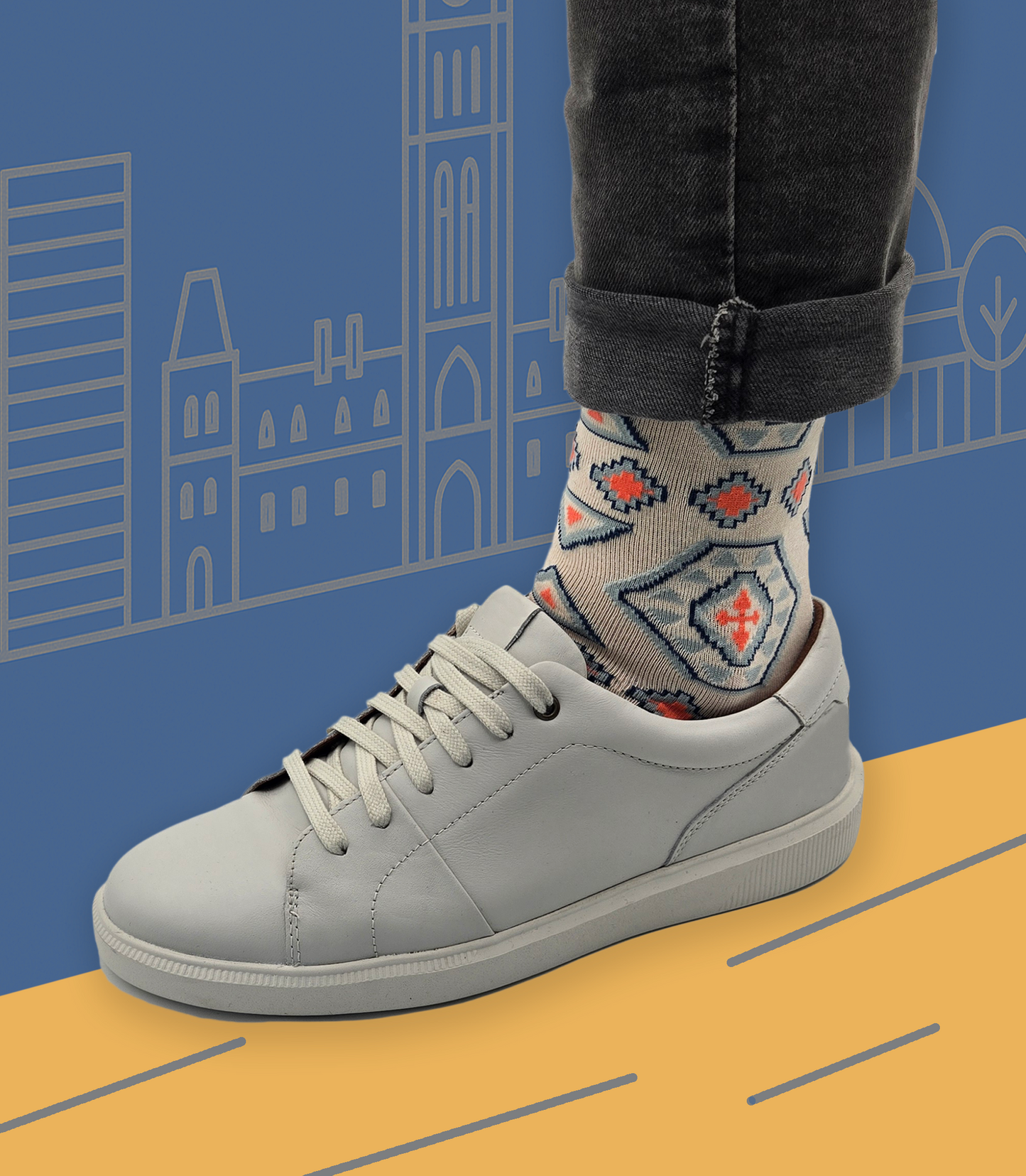 Sadaqat Bundle - Designer Cotton Socks. A harmony of tradition and style.