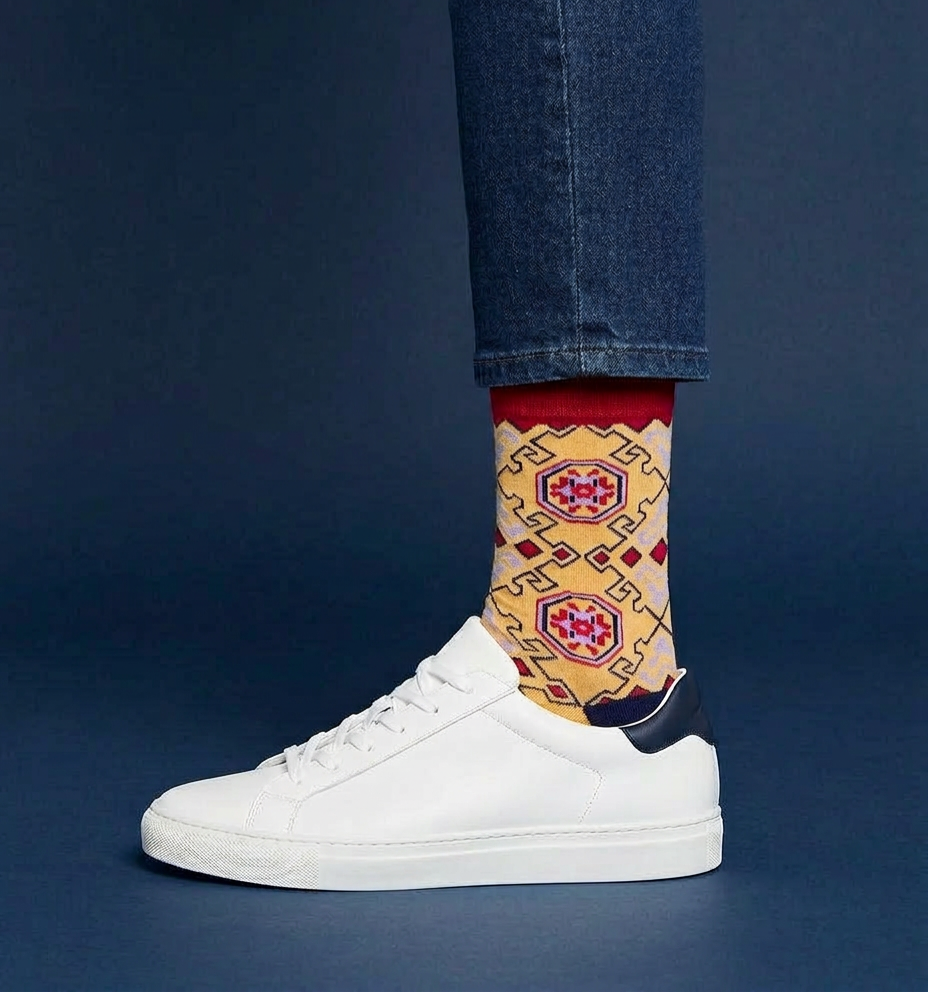 5-Pack Designer Cotton Sock Bundle – Karabakh, Alov, Pakhlava, Shebeke & Nar