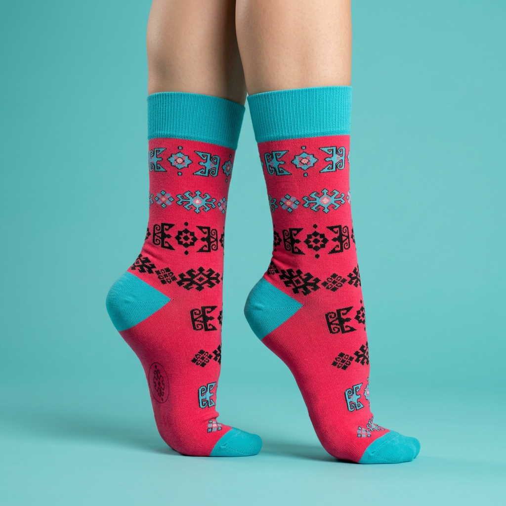 2-Pack Designer Cotton Sock Bundle - Karabakh & Alov