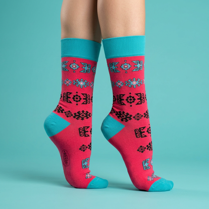 2-Pack Designer Cotton Sock Bundle - Karabakh & Alov