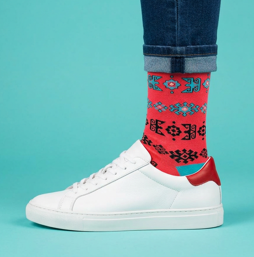 2-Pack Designer Cotton Sock Bundle - Karabakh & Alov