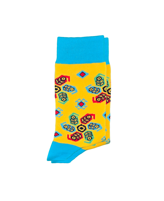 Buta – Designer Cotton Socks Inspired by the Paisley. A Flame of Inner Light That Never Fades. - JorabChic Socks and Accessories