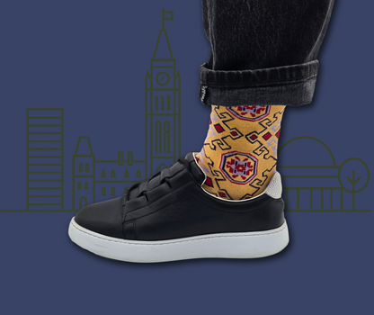 Khazar Bundle - Designer Cotton Socks. Refined elegance with a touch of contrast.