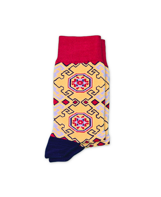 Nar – Designer Cotton Socks Inspired by the Pomegranate Motif. A Symbol of Wholeness and Resilience.