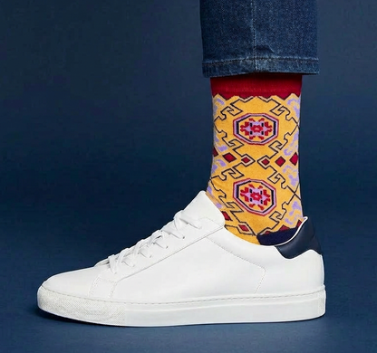 5-Pack Designer Cotton Sock Bundle – Karabakh, Alov, Pakhlava, Shebeke & Nar