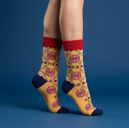 5-Pack Designer Cotton Sock Bundle – Karabakh, Alov, Pakhlava, Shebeke & Nar