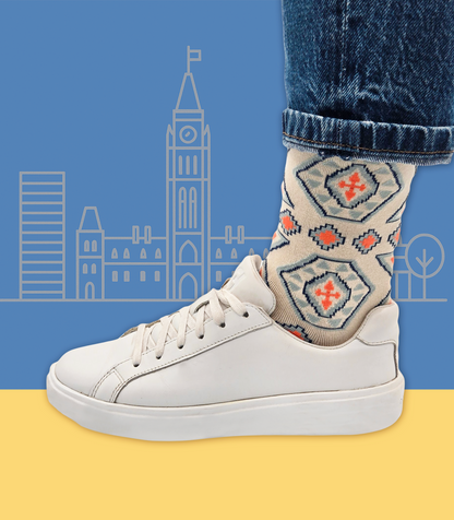 2-Pack Sadaqat Bundle - Designer Cotton Statement Socks