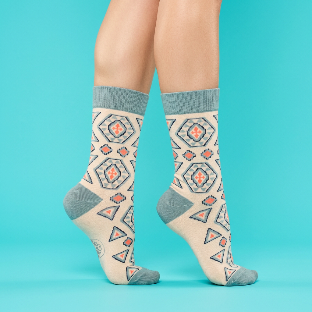 3-Pack Designer Cotton Sock Bundle - Karabakh, Pakhlava & Shebeke