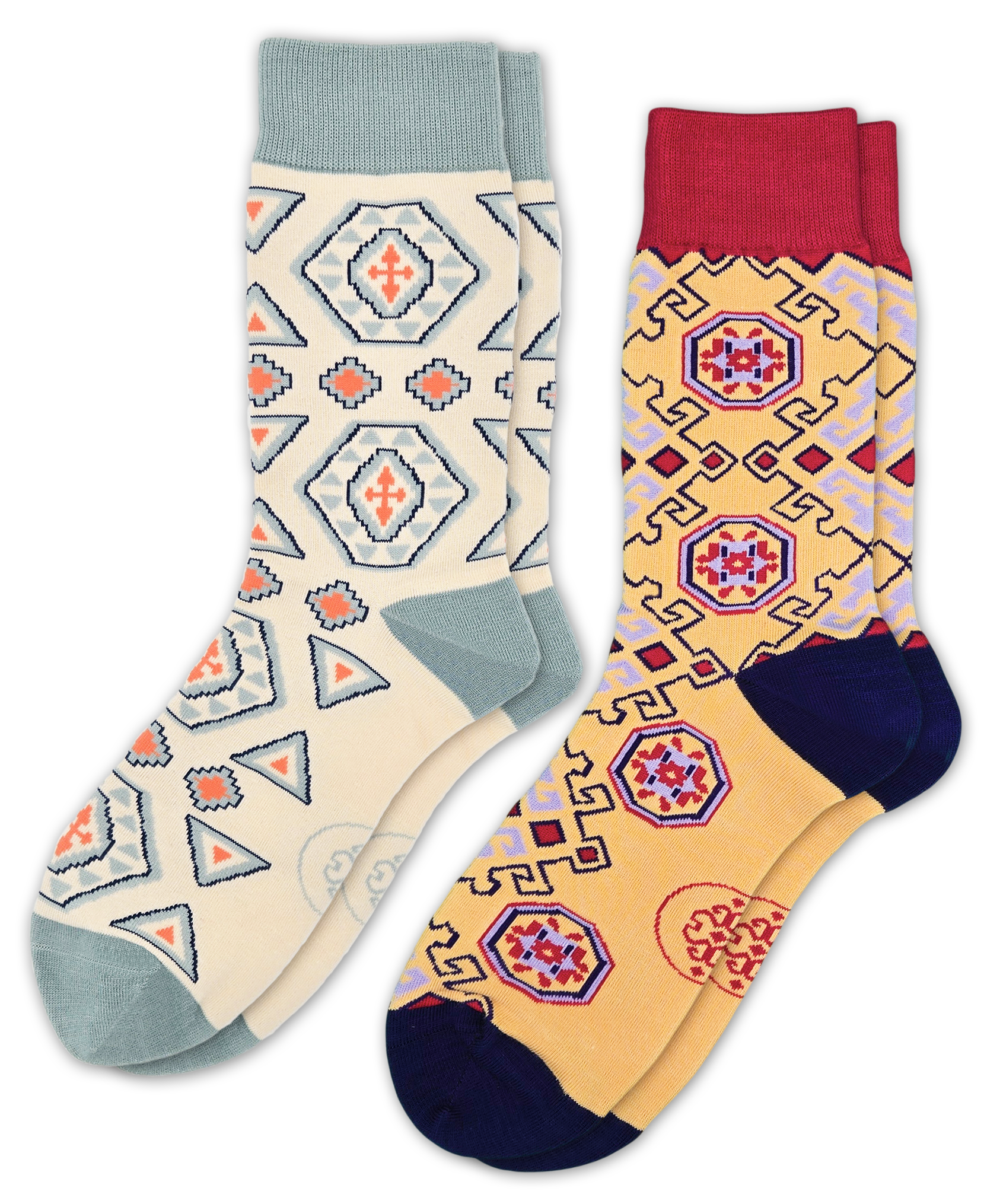 Sadaqat Bundle - Designer Cotton Socks. A harmony of tradition and style. - JorabChic Socks and Accessories