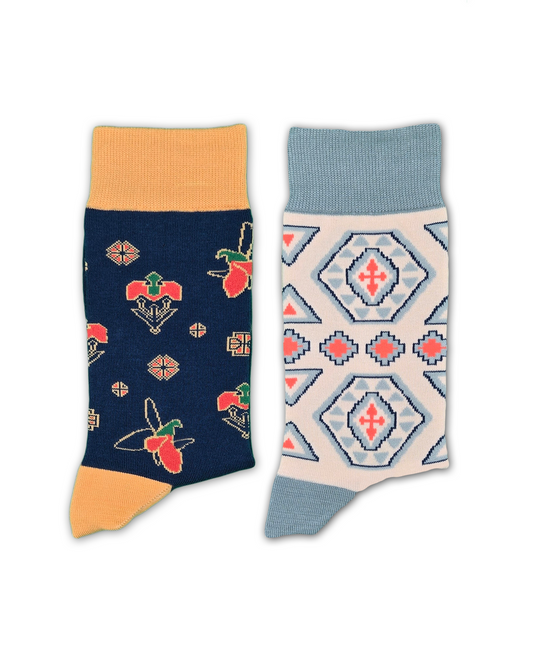Sadaqat Bundle - Designer Cotton Socks. A harmony of tradition and style.