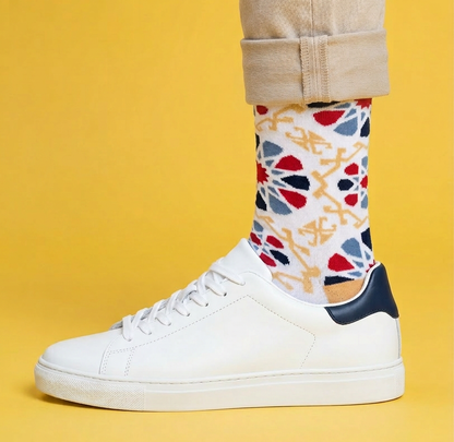 4-Pack Designer Cotton Sock Bundle – Buta, Karabakh, Shebeke and Pakhlava