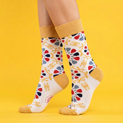 4-Pack Designer Cotton Sock Bundle – Buta, Karabakh, Shebeke and Pakhlava