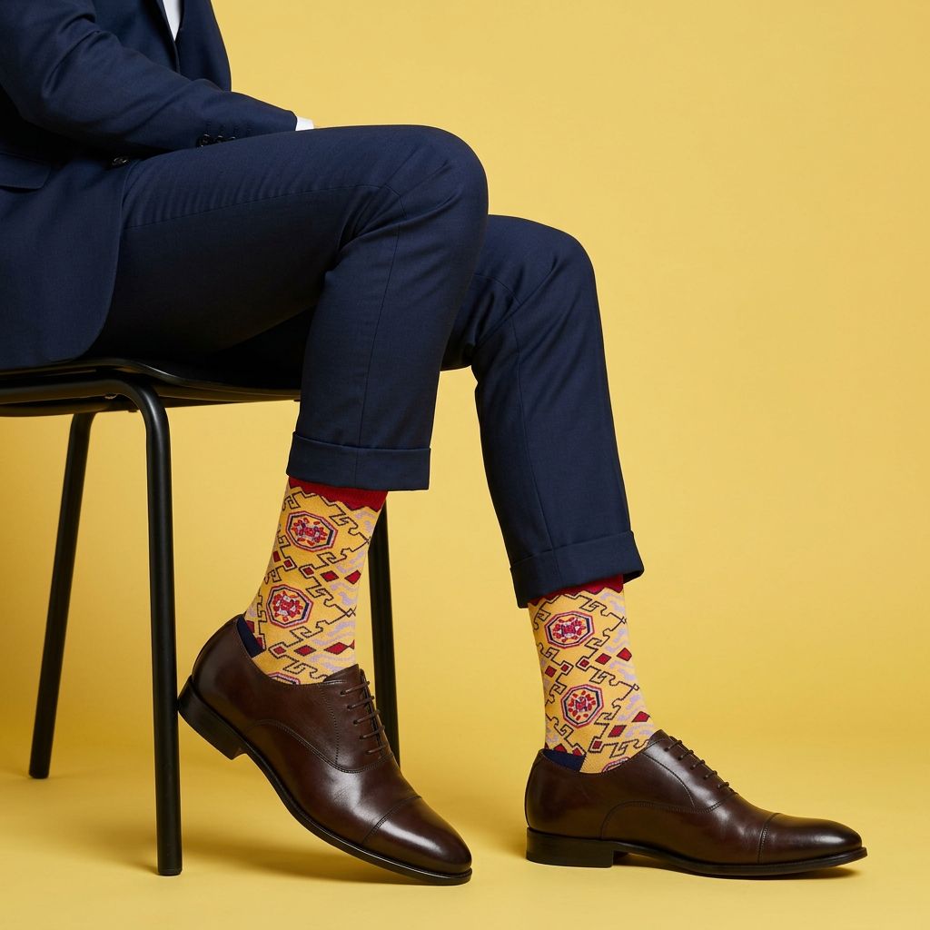 5-Pack Designer Cotton Sock Bundle – Karabakh, Alov, Pakhlava, Shebeke & Nar