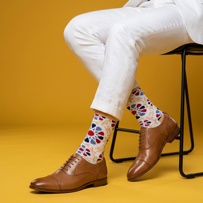 4-Pack Designer Cotton Sock Bundle – Buta, Karabakh, Shebeke and Pakhlava