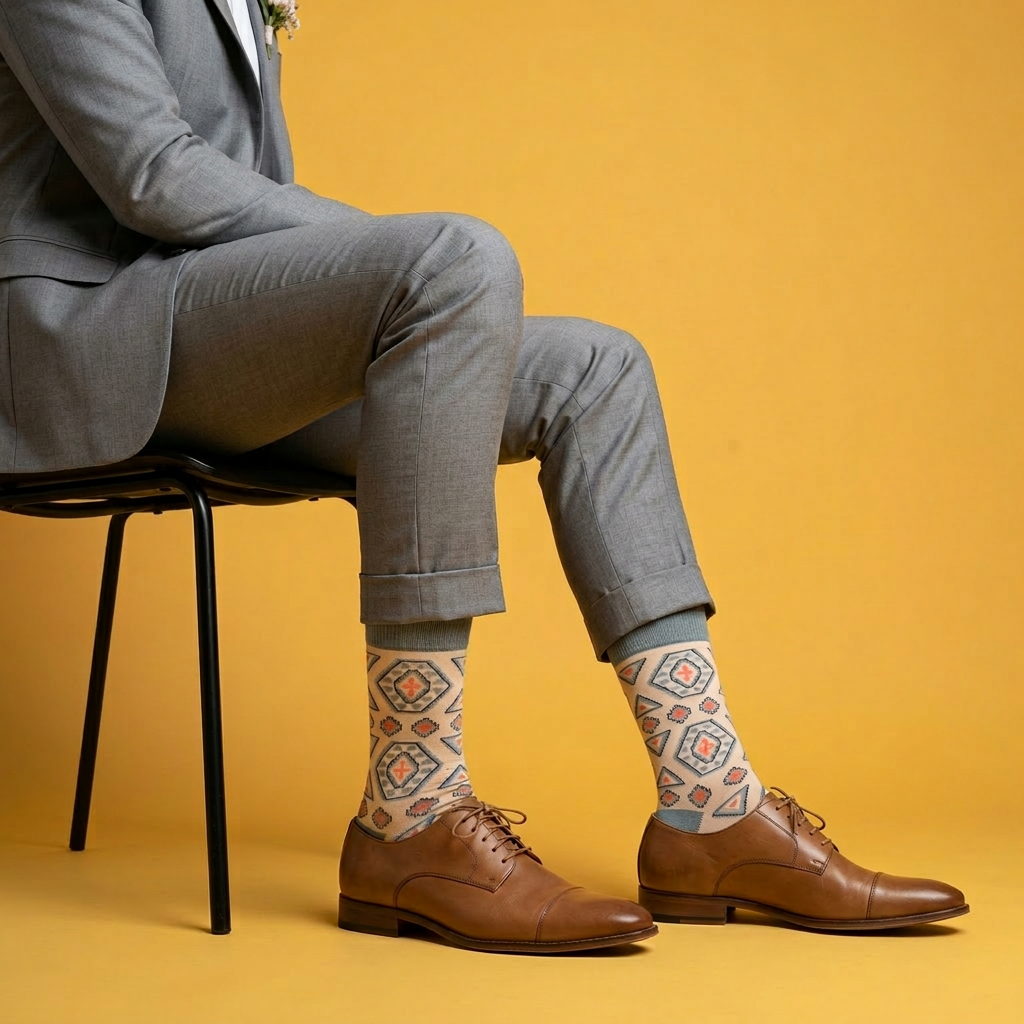 2-Pack Designer Cotton Sock Bundle - Pakhlava & Shebeke