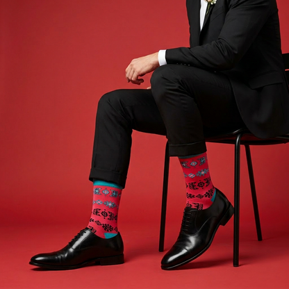 2-Pack Designer Cotton Sock Bundle - Karabakh & Alov