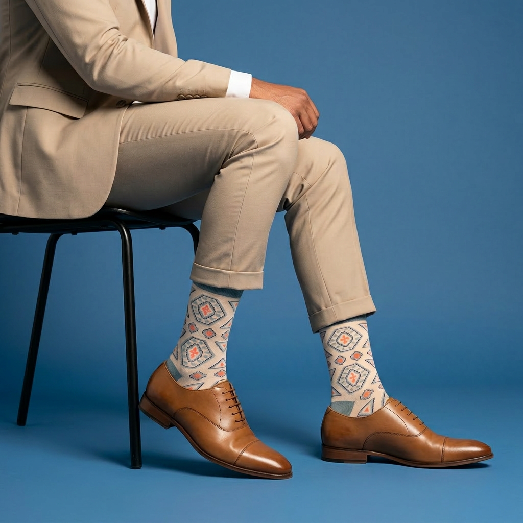3-Pack Designer Cotton Sock Bundle - Karabakh, Pakhlava & Shebeke