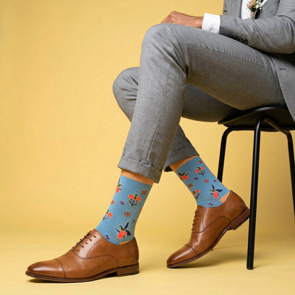 4-Pack Designer Cotton Sock Bundle – Buta, Karabakh, Shebeke and Pakhlava