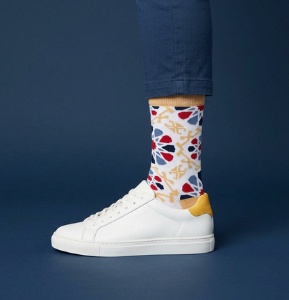 8-Pack Designer Cotton Socks - Heritage Bundle