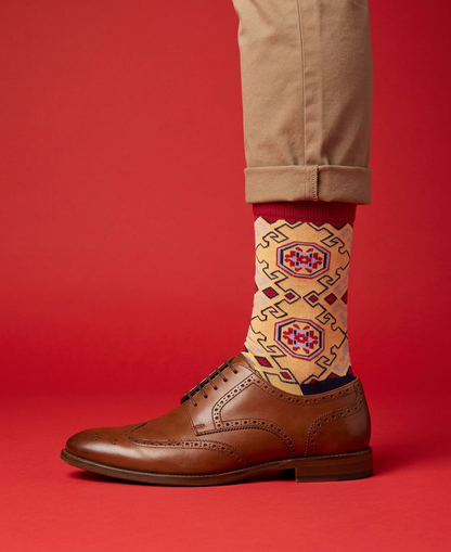 3-Pack Designer Cotton Sock Bundle - Karabakh, Alov & Nar