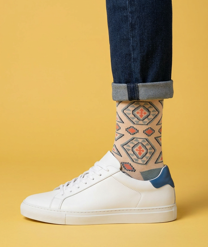 8-Pack Designer Cotton Socks - Heritage Bundle