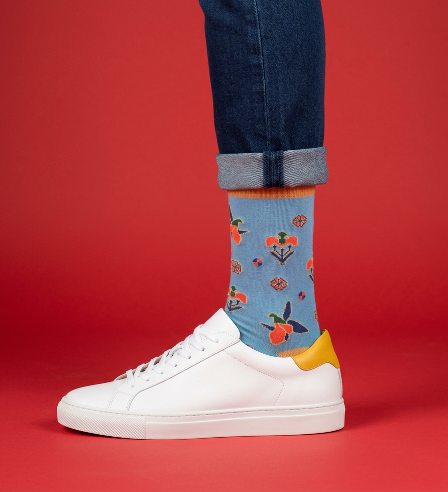 3-Pack Designer Cotton Sock Bundle - Karabakh, Buta & Shebeke