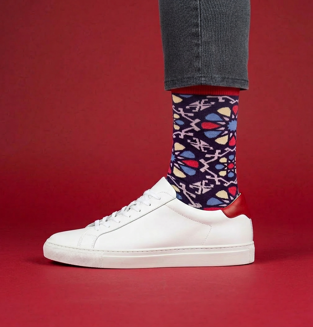 4-Pack Designer Cotton Sock Bundle – Nar, Alov, Karabakh & Shebeke